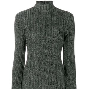 Ellery Ribbed Roll Neck Dress